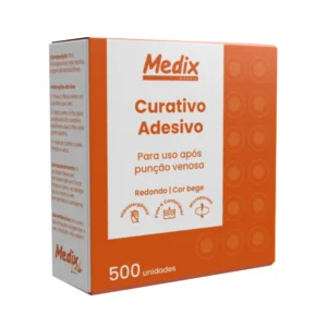 CURATIVO BEGE ADESIVO REDONDO C/500 UN