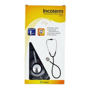 ESTETOSCOPIO CLINICO INCOTERM (EC100) - PRETO