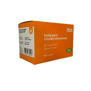 SCALP POLYBAG LUER LOCK TAM: 19G, 21G, 22G, 23G, 25G, 27G CX. C/100UND.