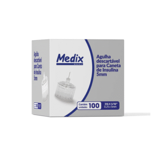 AGULHA PARA CANETA DE INSULINA 31G 5MM ROXO CX. C/100UND.