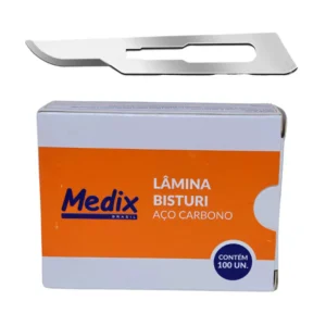 LAMINA DE BISTURI CARBONO N°10 CX.C/100UND.