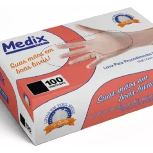 LUVA VINIL TOP QUALITY C/PO CX. C/100UND.